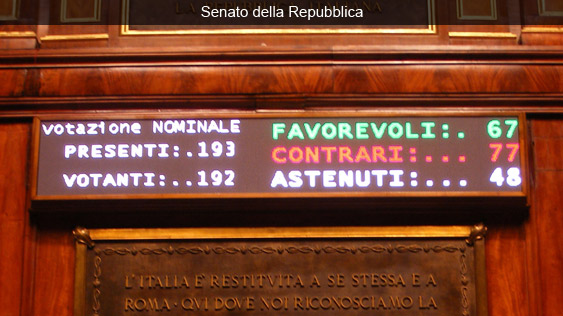 Sistemi di visualizzazione - Senato